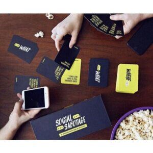 Social Sabotage: An Awkward Party Game by BuzzFeed - Ages 17 & up - NEW, SEALED